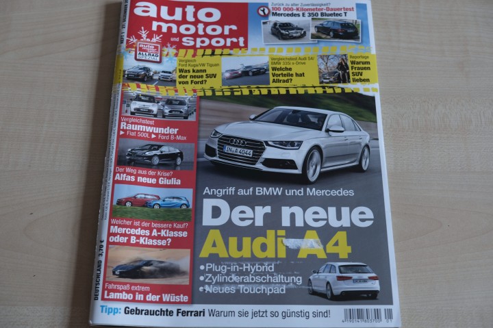 Deckblatt Auto Motor und Sport (01/2012)